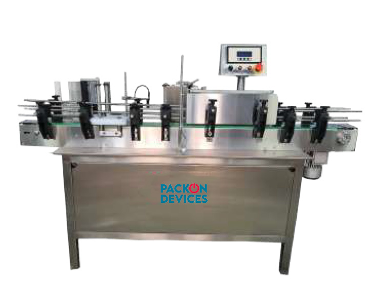 Automatic Round Bottle Sticker Labelling Machine